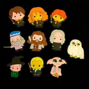 10pc Harry Potter Croc Charms